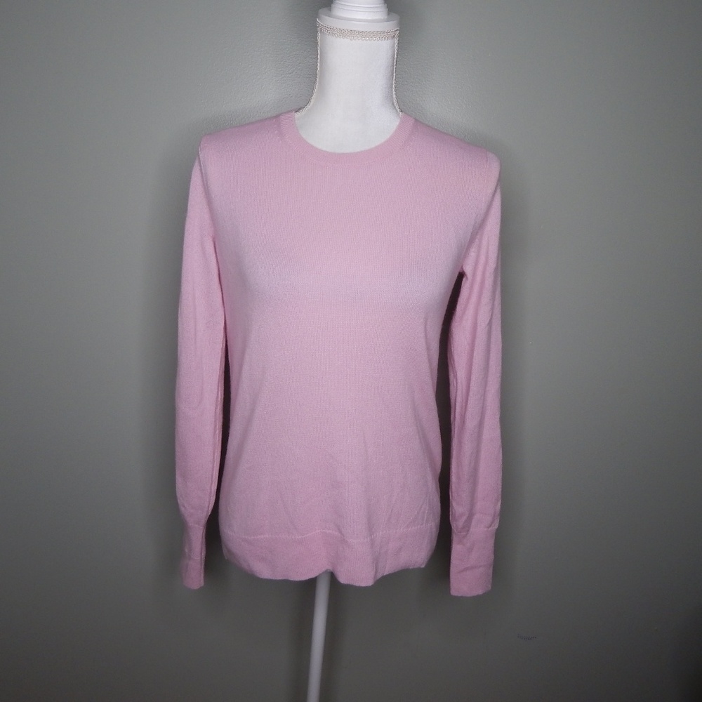 everlane women cashmere sweater sz small pink